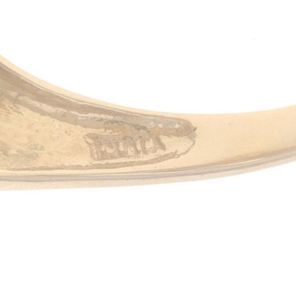 Yellow Gold Diamond Cluster Cocktail Bypass Ring 14k Baguette & Single 1.00ctw - Picture 6 of 6